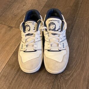 New Balance Vintage White / Navy 550 Sneakers